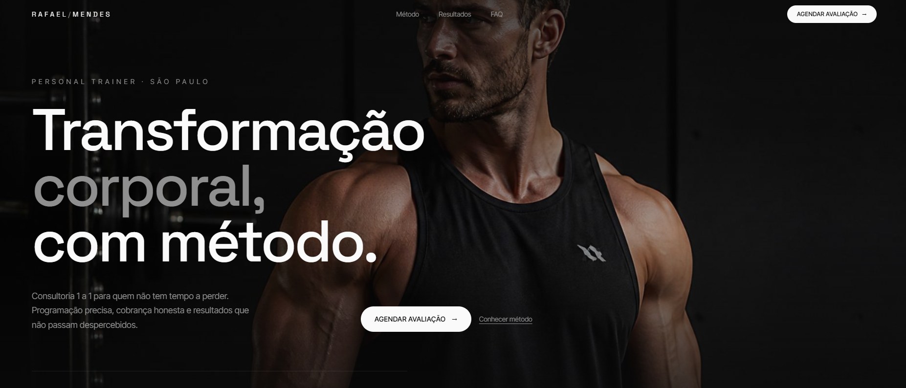 Prévia do site Rafael Mendes